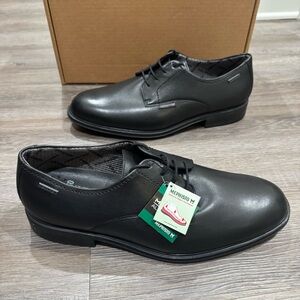 Mephisto Keaton MT Black Leather Lace Up Oxford Dress Shoes